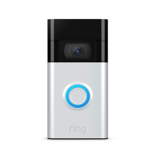 Ring Wi-Fi Enabled Video Doorbell in Satin Nickel