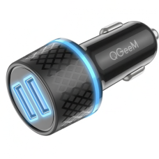 Автомобильное зарядное устройство QGEEM USB 36W Dual USB