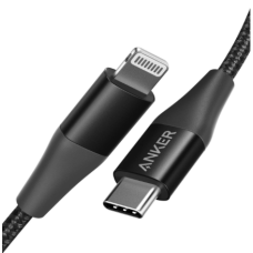 Anker Powerline+ II USB C to Lightning Cable Nylon Braided 1.8m (A8653011)
