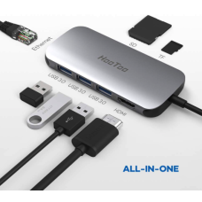 HooToo USB C Hub 7-in-1 Adapter with Ethernet Port