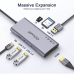 Адаптер USB C Hub QGeeM 7 in 1 HDMI / USB 3.0 / TF Card Адаптер USB C Hub QGeeM 7 in 1 HDMI / USB 3.0 / TF Card