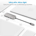 HooToo Type C Adapter Hub with 4 USB 3.0 Ports - Space Gray HooToo Type C Adapter Hub with 4 USB 3.0 Ports - Space Gray