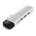 Satechi Aluminum Type-C Pro Hub with Ethernet Silver (ST-TCPHES)