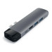 Satechi Aluminum Type-C Pro Hub with Ethernet Space Gray (ST-TCPHEM)