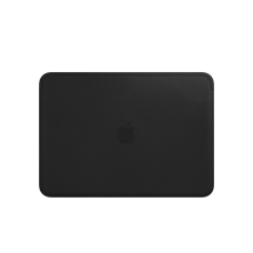 Apple Leather Sleeve for 12" MacBook - Black (MTEG2)