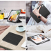 Soke iPad Pro 11 Case 2018 with Pencil Holder, Premium Trifold Stand - Black