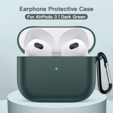Силиконовый чехол для Apple AirPods 3 Dark Green