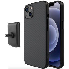 Evutec Apple iPhone 13 Karbon Case - Black (AFIX+ Magnetic Mount Included) (AP-21M-MT-K01) Evutec Apple iPhone 13 Karbon Case - Black (AFIX+ Magnetic Mount Included) (AP-21M-MT-K01)