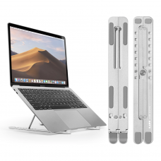 LAUT Work Station - Laptop / Tablet Stand Silver (L_MB_WS_SL)