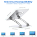 Подставка для ноутбука AKSEA Ergonomic Adjustable Laptop Stand (SILVER01) Подставка для ноутбука AKSEA Ergonomic Adjustable Laptop Stand (SILVER01)