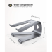Подставка для ноутбука Lamicall Ergonomic Aluminum Laptop Stand Gray (LN01) Подставка для ноутбука Lamicall Ergonomic Aluminum Laptop Stand Gray (LN01)