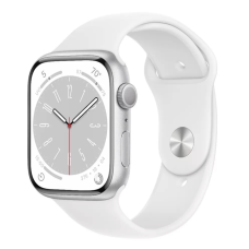 Apple Watch Series 8 GPS 41mm Silver Aluminum Case with White S. Band (MP6K3)