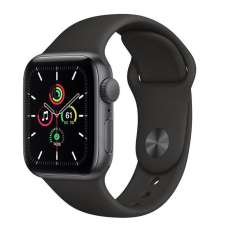 Apple Watch SE GPS 40mm Space Gray Aluminum Case w. Midnight S. Band (MKQ13)