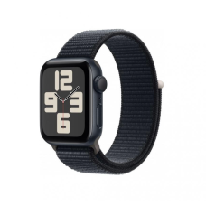 Apple Watch SE 2 GPS 40mm Midnight Aluminium Case with Midnight Sport Loop (MRE03)