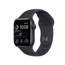 Apple Watch SE 2 GPS + Cellular 40mm Midnight Aluminum Case with Midnight Sport Band - M/L (MRG93)