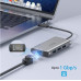 YIYOO USB C Hub 8-in-1 Adapter Aluminum для MacBook Pro/Air (CB-C91)