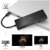 USB-хаб VAVA USB Type-C Hub 8-in-1 Adapter with Gigabit Ethernet Port, 100W PD Charging Port Black (VA-UC008)